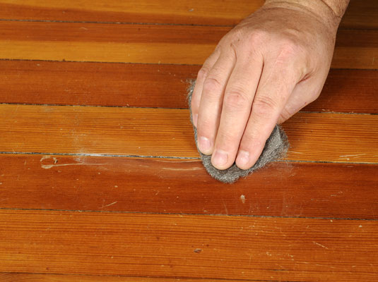 How to get scratches out of wood floors