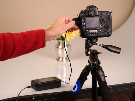 Keep the camera close to an AC power source.