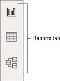Power BI reports tab