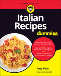Italian Recipes For Dummies book cover