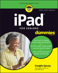 iPad For Seniors For Dummies, 2022-2023 Edition book cover