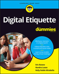 Digital Etiquette For Dummies book cover