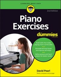 Piano Exercises For Dummies, 2nd Edition book cover