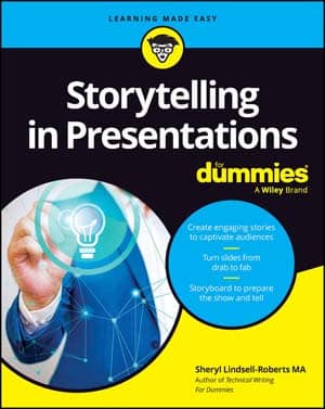 Storytelling in Presentations For Dummies book cover