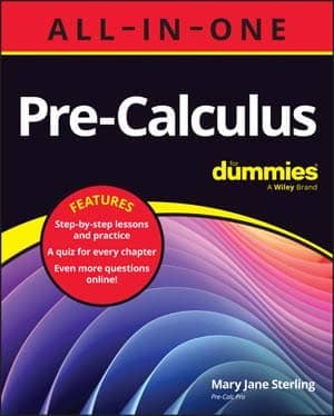 Pre-Calculus All-in-One For Dummies book cover