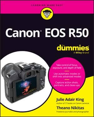 Canon EOS R50 For Dummies book cover