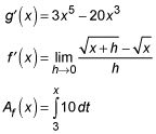 calculus-functions