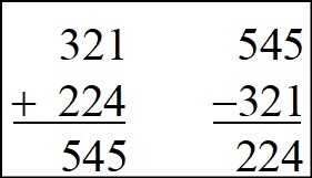 math problem showing how to check results