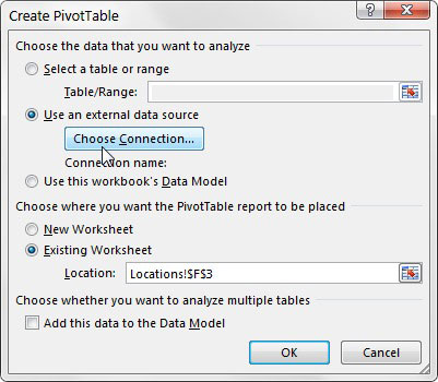 Excel makes an attempt to fill in the range of your data for you. Always make sure that the correct range is selected.