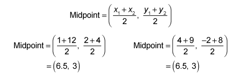 geometry-midpoint-formula