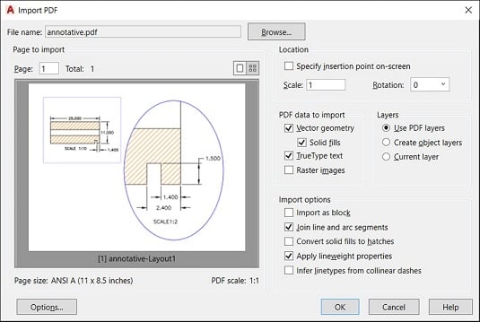 autocad drawing file