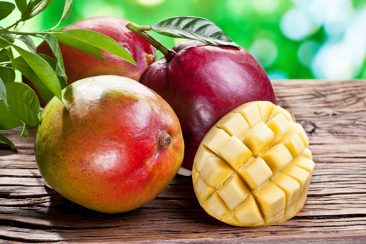 Mangos are rich in vitamin A and vitamin C, plus a phytochemical called lupeol.
