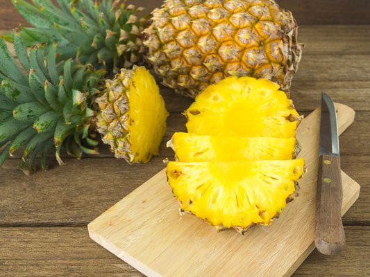 It's neither a pine tree nor an apple, but the pineapple is still a twofer in the kitchen.