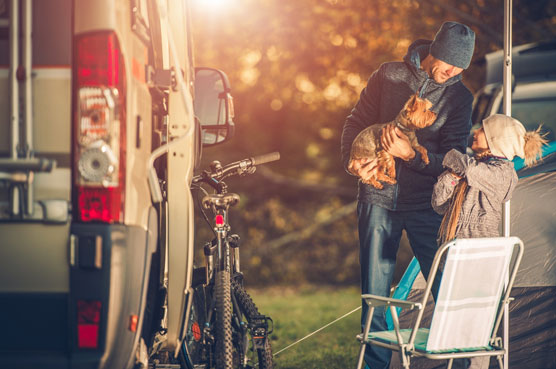 RV camping with kids and pets