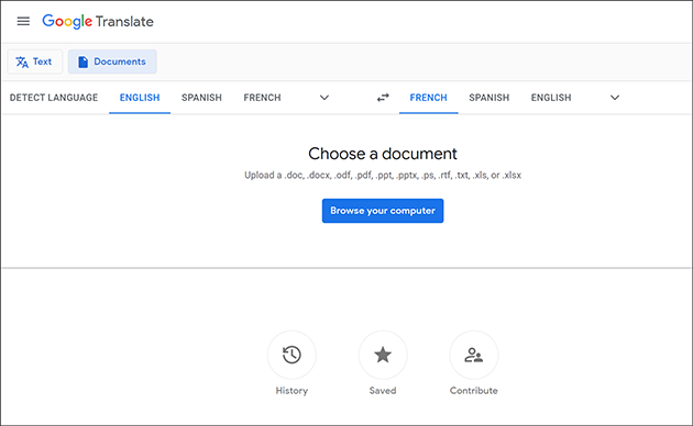 How to Translate a Document with Google Translate - dummies