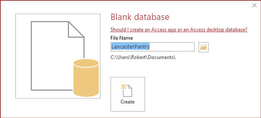 access-database-name