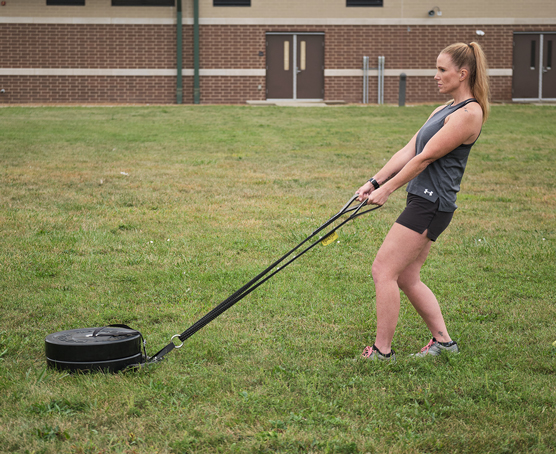 Proper form for the Sled Drag