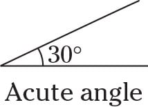 acute angle