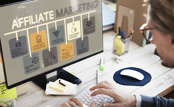 Concept of affiliate marketing