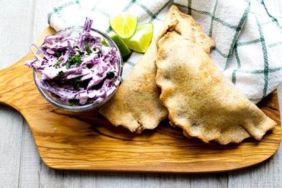 black bean empanada