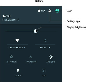 Making Quick Settings on Your Android Tablet - dummies
