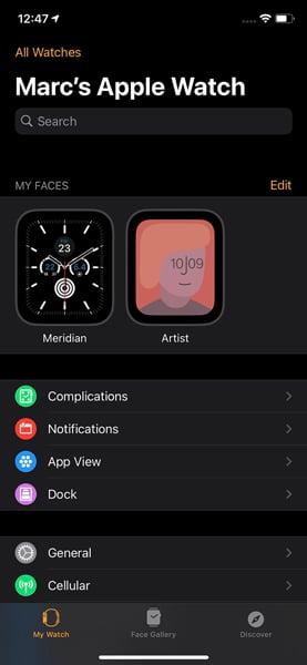 Apple Watch app