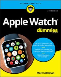 Apple Watch For Dummies, 3rd Edition book cover