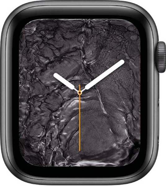 Liquid Metal watch face