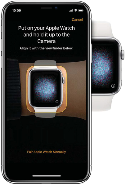 match up the Apple Watch 