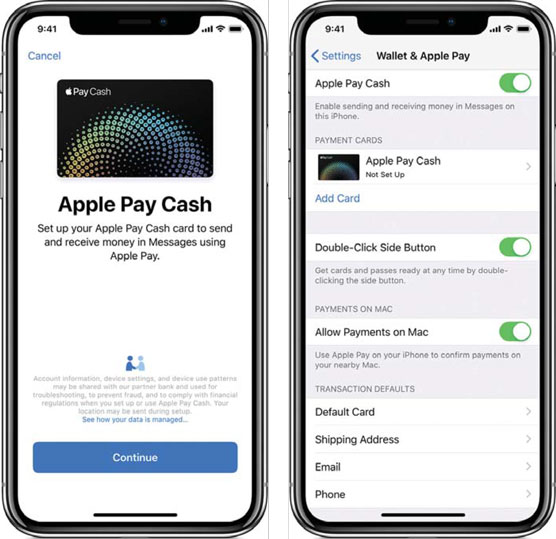 Apple Pay Cash on iPhone