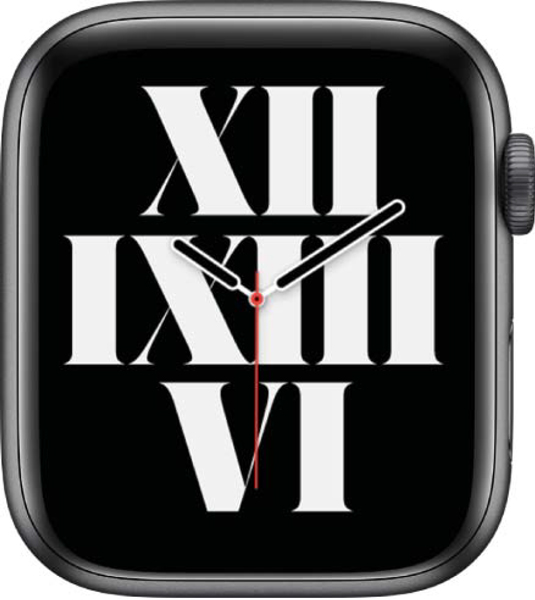 the Typograph watch face