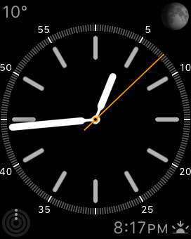 The Utility watch face.