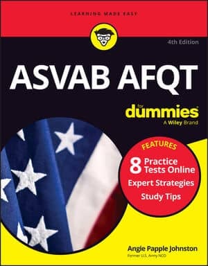 ASVAB AFQT For Dummies book cover