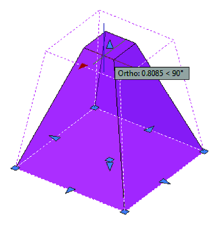 AutoCAD grip editing