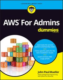 AWS For Admins For Dummies book cover