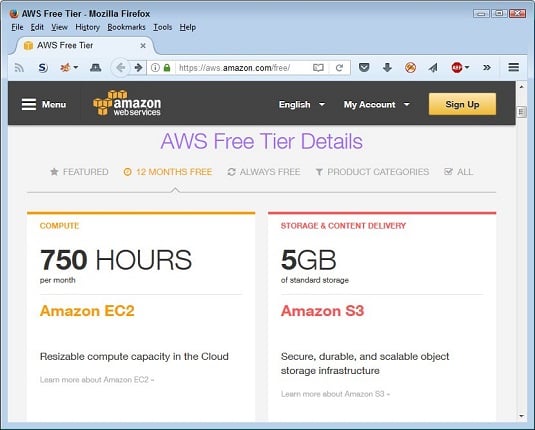 AWS expiring services