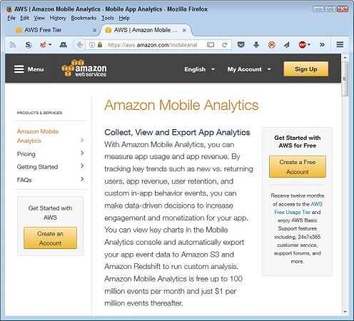 AWS paid services, free software