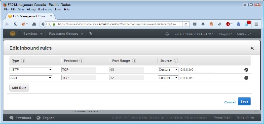 restrict access AWS