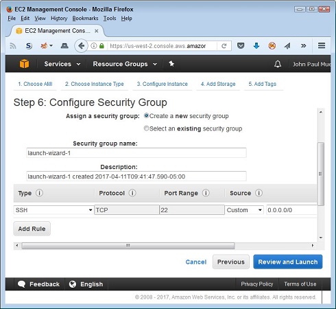 security group for EC2 AWS