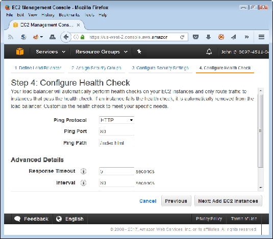 verify EC2 instance health AWS