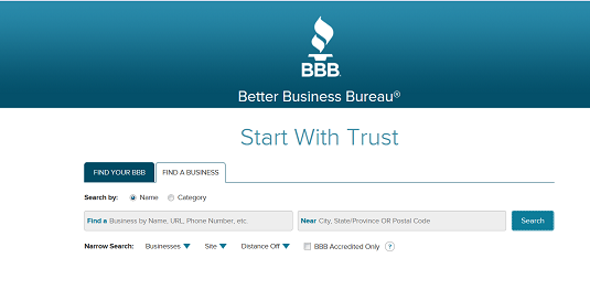 How To Check A Business At The Better Business Bureau Bbb Dummies