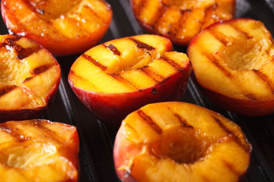 grilled peaches