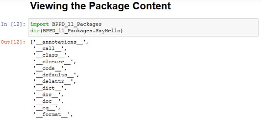 Python packages