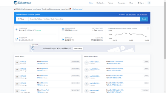 Blockchain.com Block Explorer