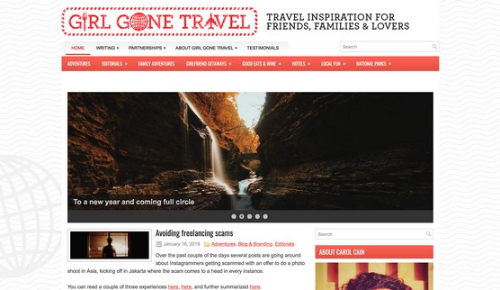 Girl Gone Travel blog