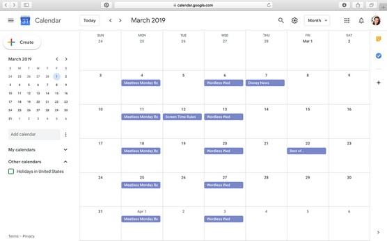 Google Calendar