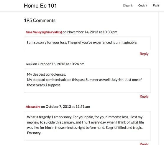 Home-ec 101 blog