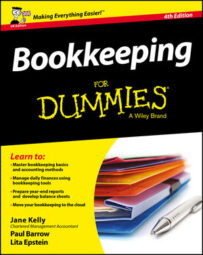 Bookkeeping For Dummies, 4th UK Edition book cover