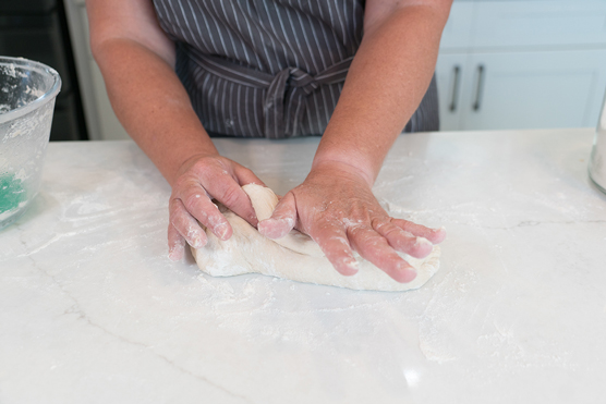 flatten the dough