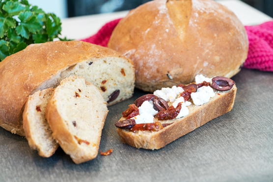 Sun-Dried Tomato and Olive Bread